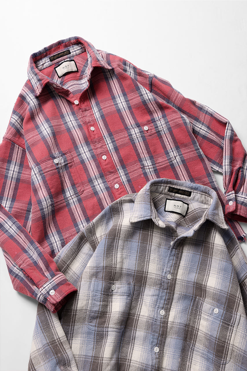 FULLCOUNT x N/07 exclusive Original Check Flannel Shirt (Blue)