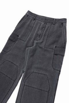 画像をギャラリービューアに読み込む, Juun.J Washed Nylon Work Pants (GREY)