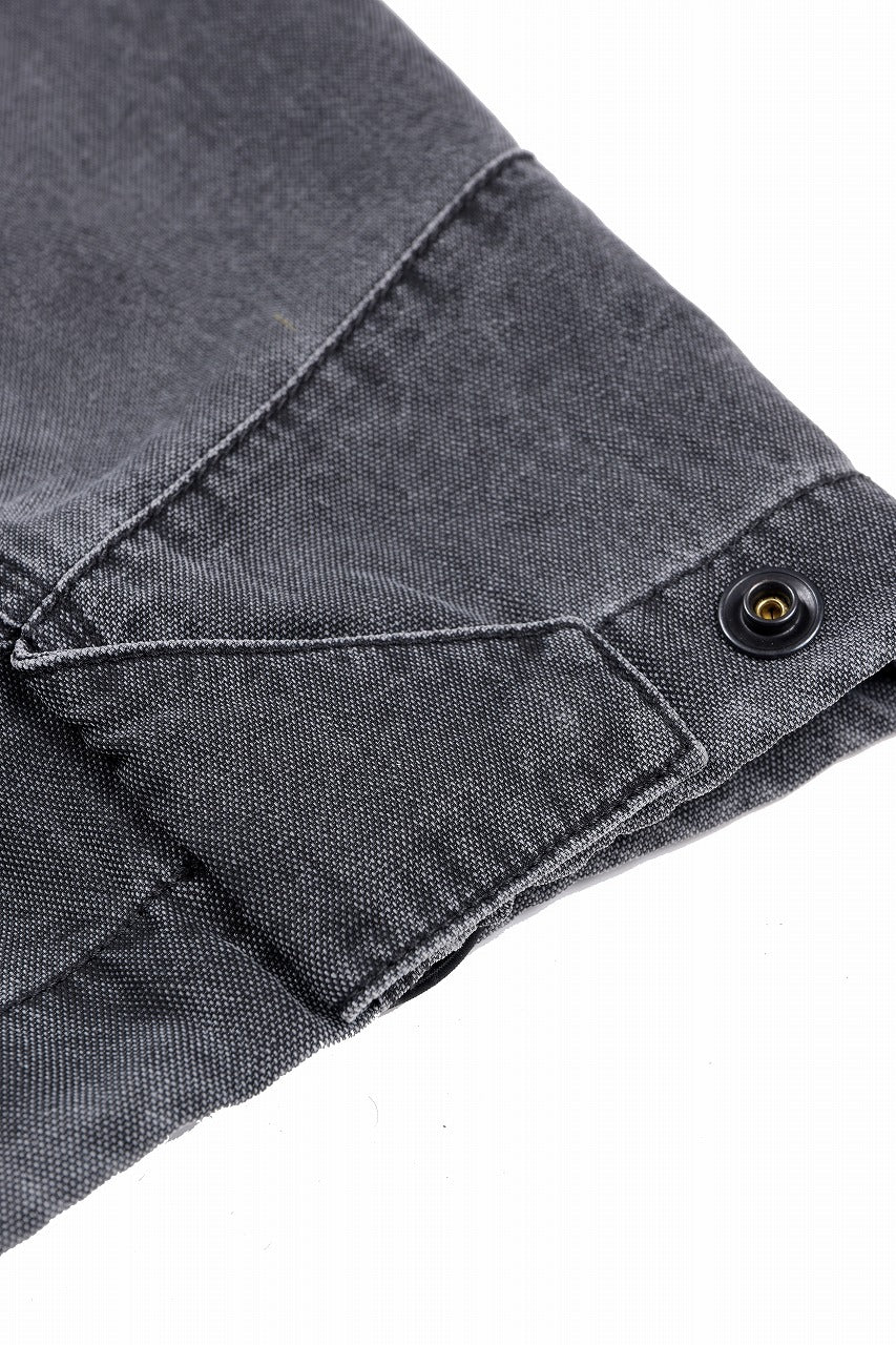 Juun.J Washed Nylon Work Pants (GREY)