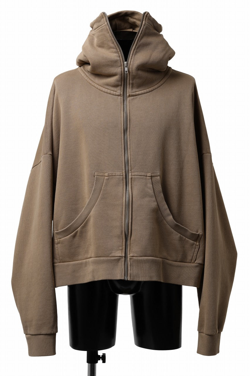【Entire Studios】FULL ZIP/CORK(ES2106CO) entire studios FULL ZIP SWEAT PARKA (CORK)の商品ページ