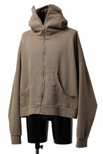 Load image into Gallery viewer, entire studios FULL ZIP SWEAT PARKA (CORK)