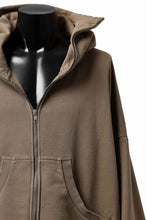 Load image into Gallery viewer, entire studios FULL ZIP SWEAT PARKA (CORK)