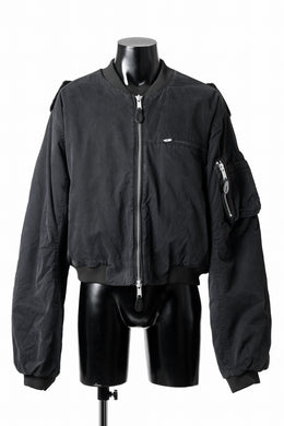 entire studios A-4 BOMBER PADDED JACKET (IRON)