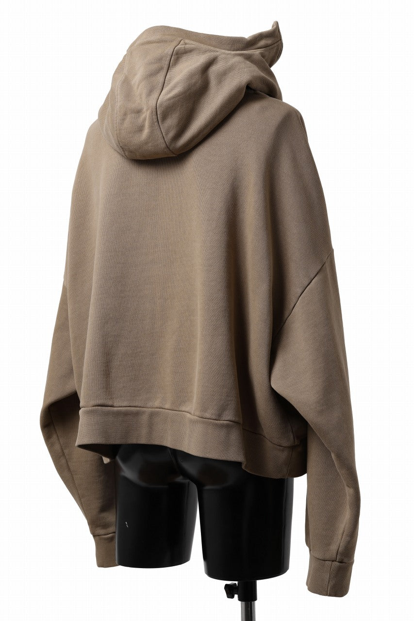 Load image into Gallery viewer, entire studios FULL ZIP SWEAT PARKA (CORK)