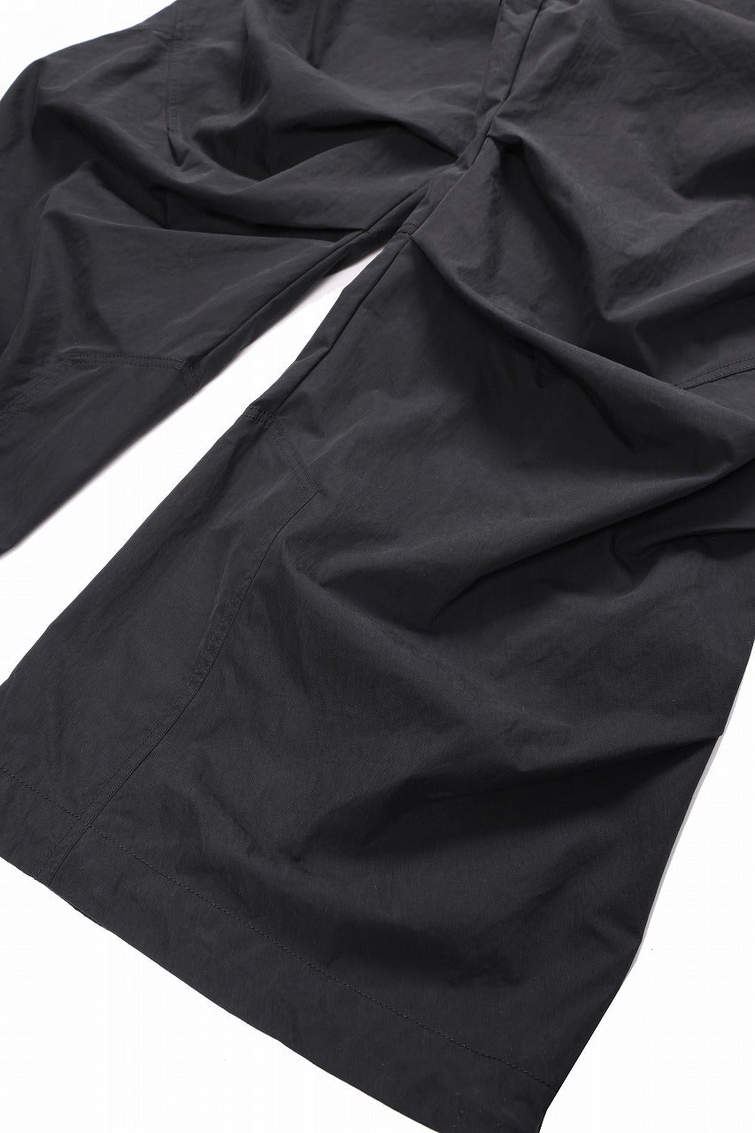 Juun.J Cotton Side Tucked Pants (BLACK)