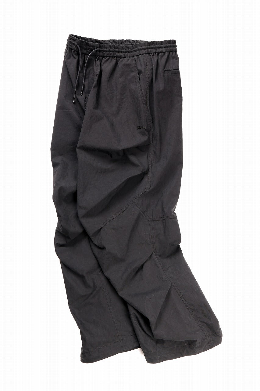 Juun.J Cotton Side Tucked Pants (BLACK)