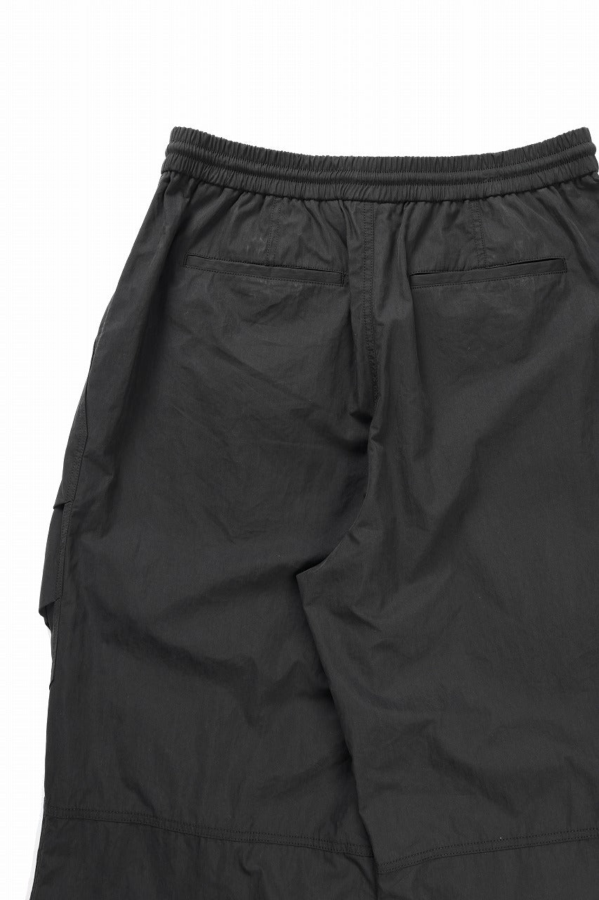 Juun.J Cotton Side Tucked Pants (BLACK)