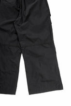 画像をギャラリービューアに読み込む, Juun.J Cotton Side Tucked Pants (BLACK)