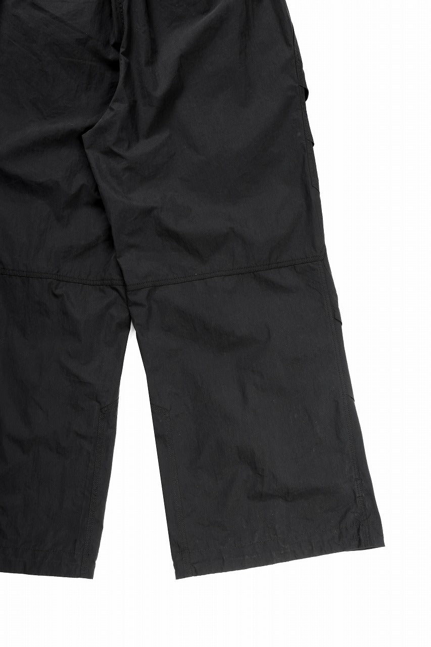 Juun.J Cotton Side Tucked Pants (BLACK)