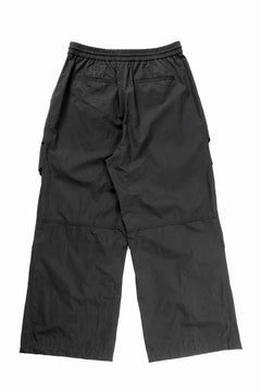 画像をギャラリービューアに読み込む, Juun.J Cotton Side Tucked Pants (BLACK)