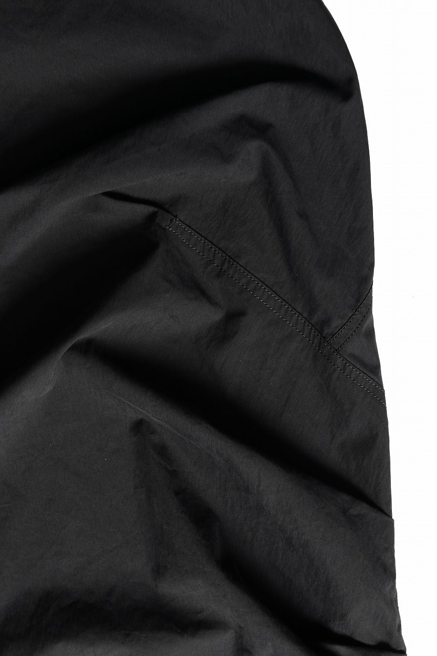 画像をギャラリービューアに読み込む, Juun.J Cotton Side Tucked Pants (BLACK)