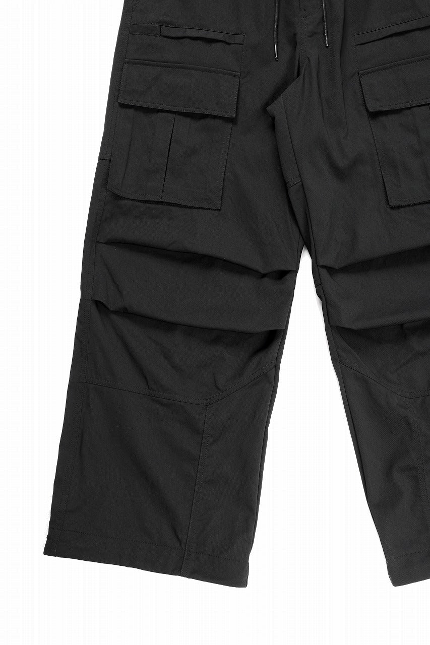 Juun.J Nylon Cargo Pants (BLACK)