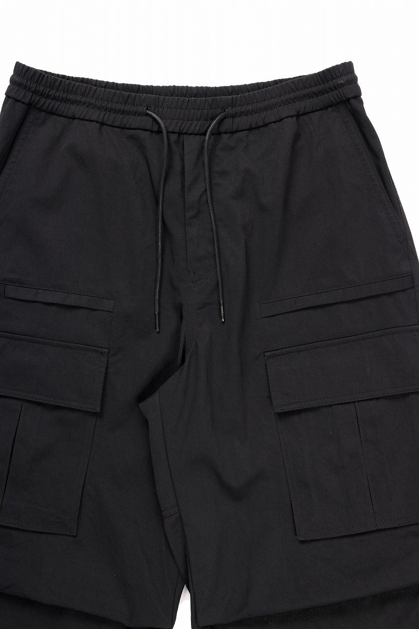 Juun.J Nylon Cargo Pants (BLACK)