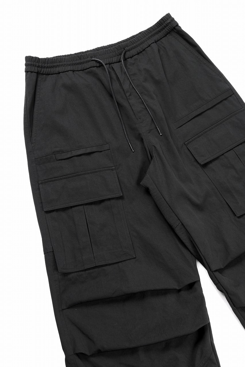 Juun.J Nylon Cargo Pants (BLACK)