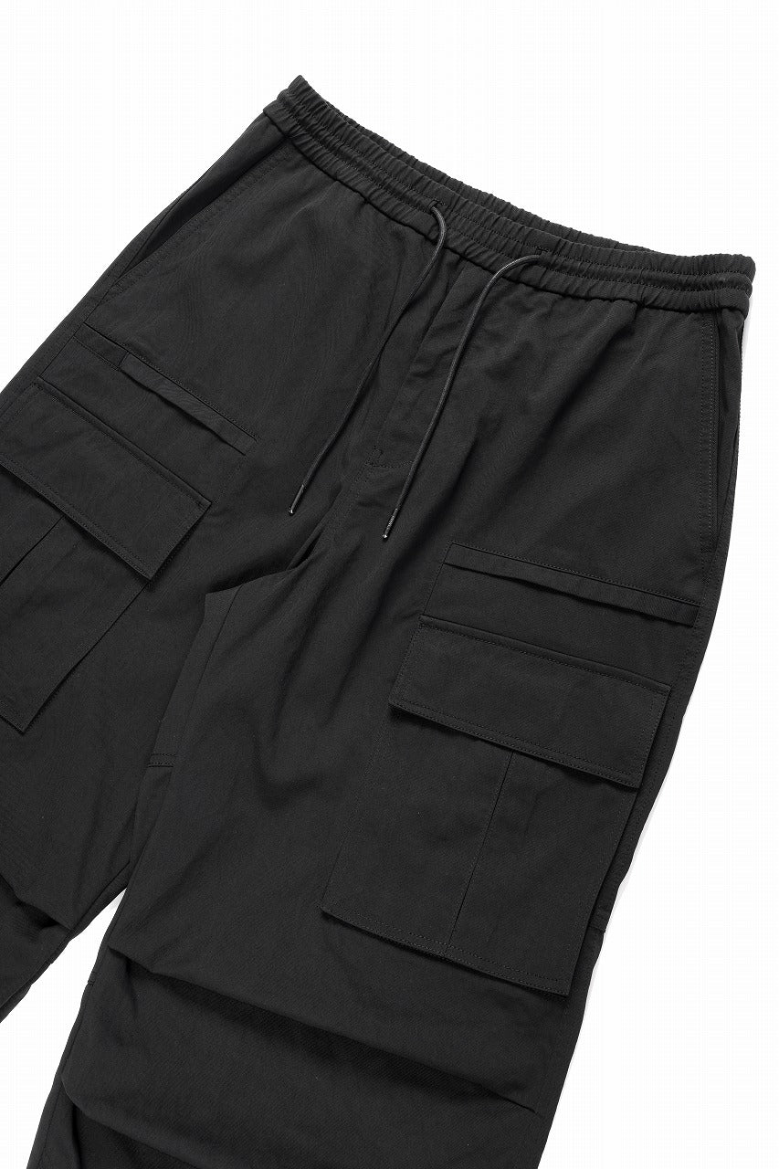 Juun.J Nylon Cargo Pants (BLACK)