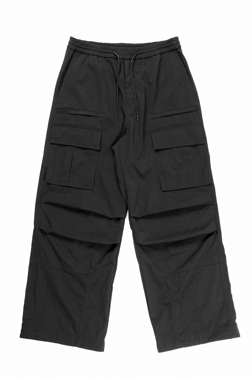 Juun.J Nylon Cargo Pants (BLACK)