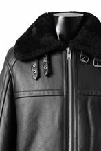 画像をギャラリービューアに読み込む, entire studios 01 SHEARLING JACKET (BLACK)