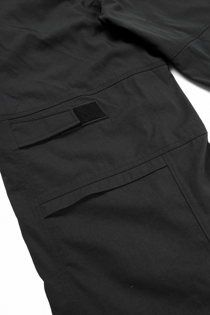 Juun.J Nylon Cargo Pants (BLACK)