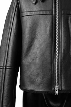 画像をギャラリービューアに読み込む, entire studios 01 SHEARLING JACKET (BLACK)