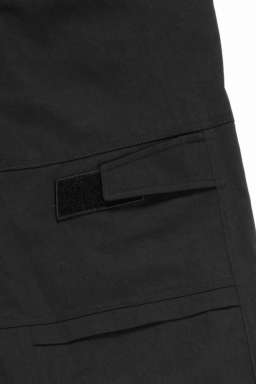 Juun.J Nylon Cargo Pants (BLACK)