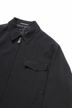 画像をギャラリービューアに読み込む, Y&#39;s for men FASTENER BLOUSON WITH FLAP POCKET / TA TUXEDO (BLACK)