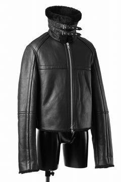 画像をギャラリービューアに読み込む, entire studios 01 SHEARLING JACKET (BLACK)