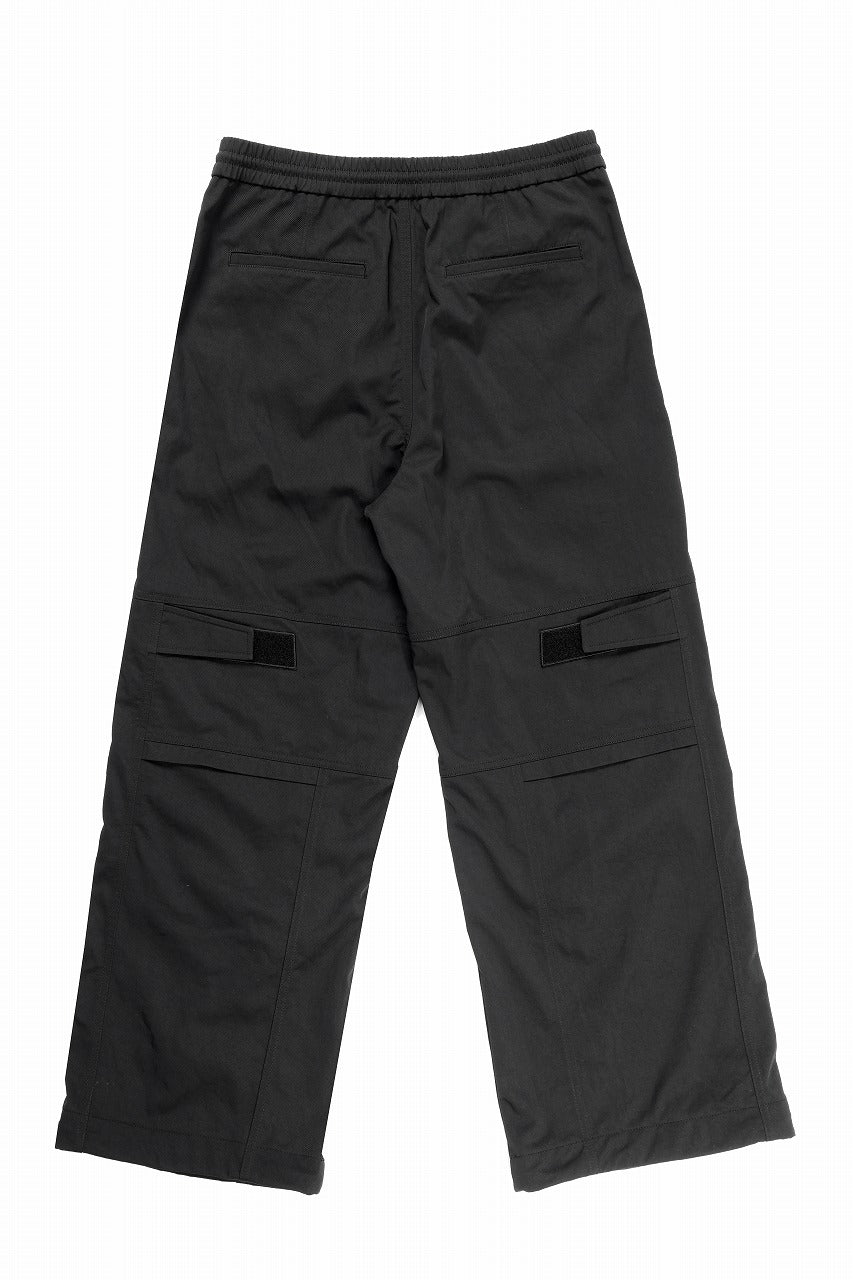 Juun.J Nylon Cargo Pants (BLACK)