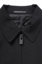 画像をギャラリービューアに読み込む, Y&#39;s for men FASTENER BLOUSON WITH FLAP POCKET / TA TUXEDO (BLACK)