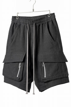 Load image into Gallery viewer, A.F ARTEFACT CARGO POCKET SAROUEL SHORTS / NATURAL LINEN (BLACK)