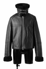 画像をギャラリービューアに読み込む, entire studios 01 SHEARLING JACKET (BLACK)