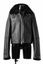 画像をギャラリービューアに読み込む, entire studios 01 SHEARLING JACKET (BLACK)