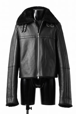 entire studios 01 SHEARLING JACKET (BLACK)