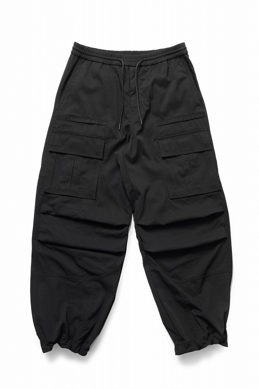 Juun.J Nylon Cargo Pants (BLACK)