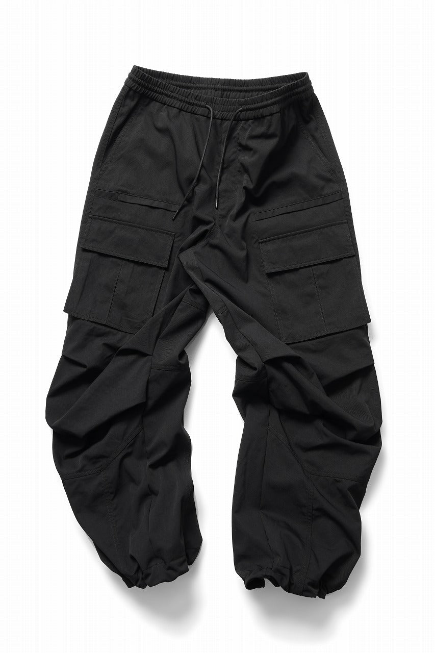 画像をギャラリービューアに読み込む, Juun.J Nylon Cargo Pants (BLACK)