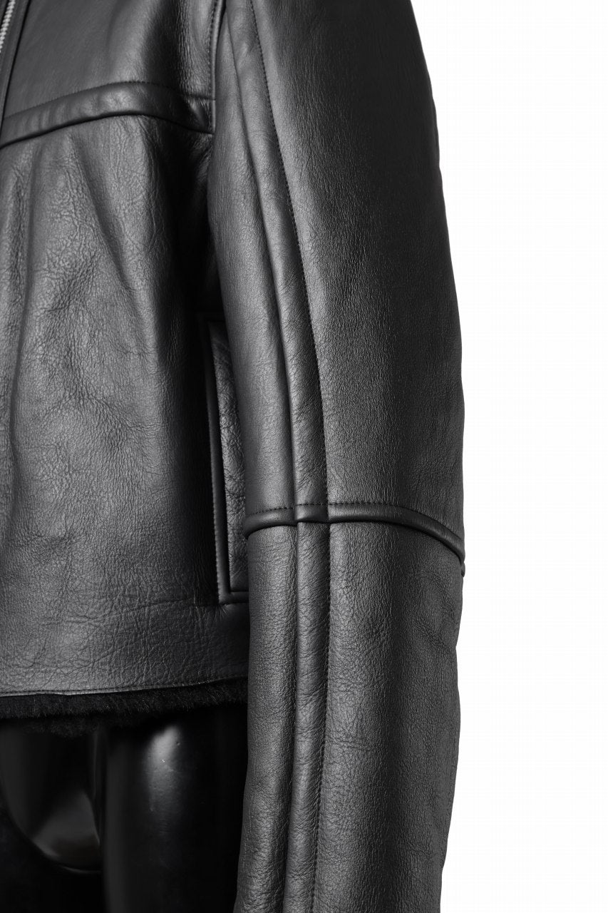 entire studios 01 SHEARLING JACKET (BLACK)