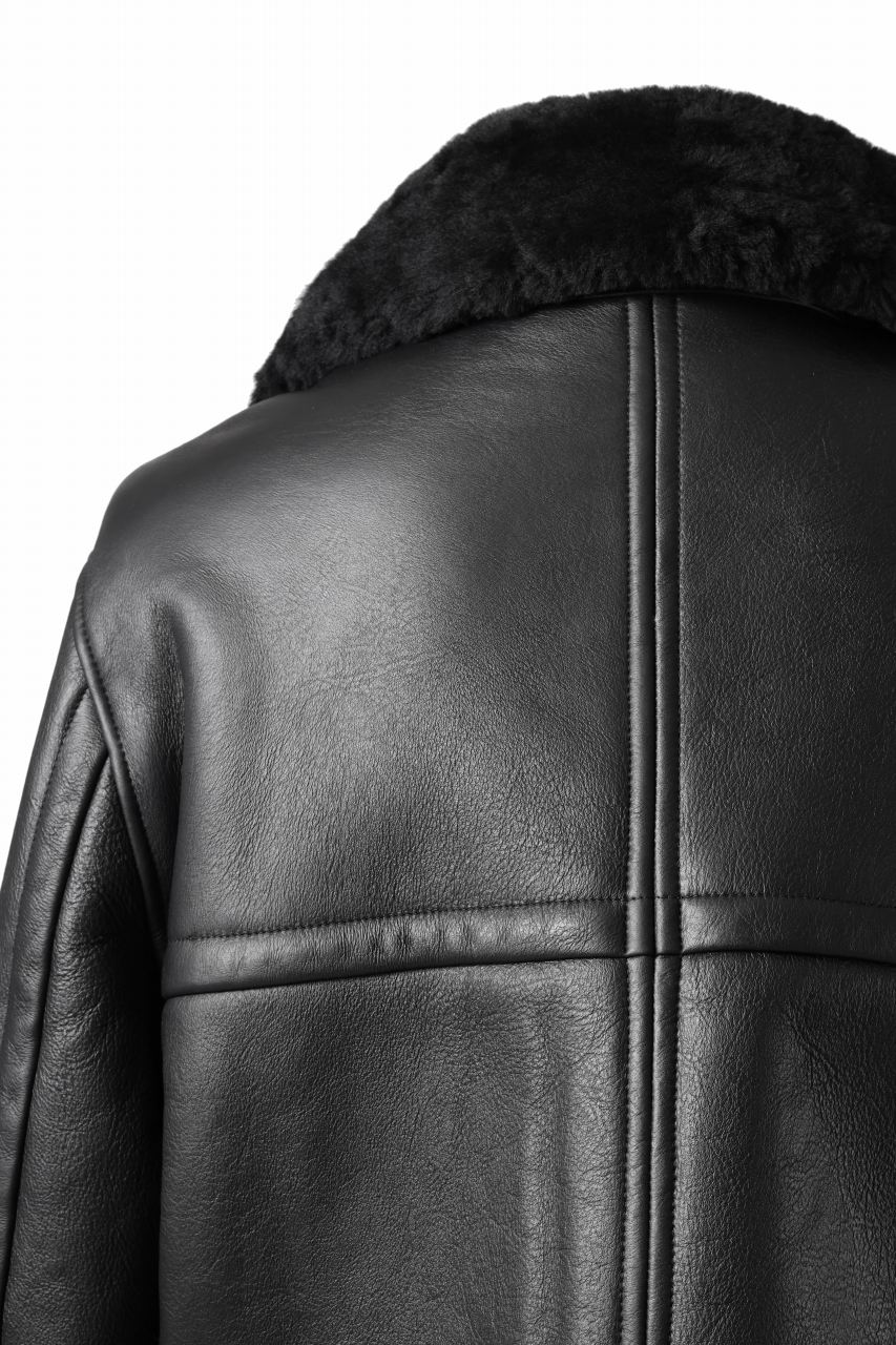 entire studios 01 SHEARLING JACKET (BLACK)