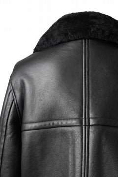 画像をギャラリービューアに読み込む, entire studios 01 SHEARLING JACKET (BLACK)