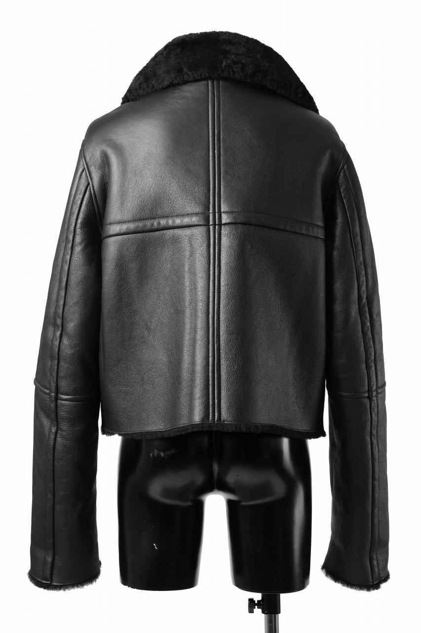 entire studios 01 SHEARLING JACKET (BLACK)