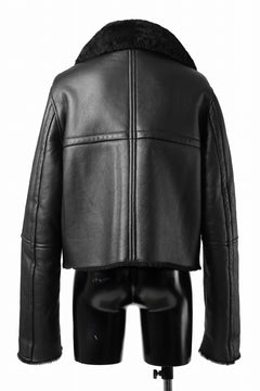 画像をギャラリービューアに読み込む, entire studios 01 SHEARLING JACKET (BLACK)