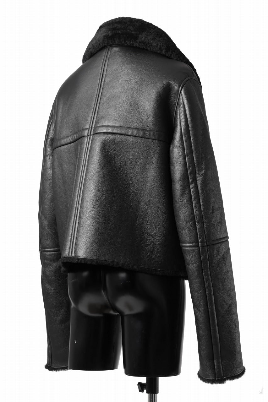 entire studios 01 SHEARLING JACKET (BLACK)