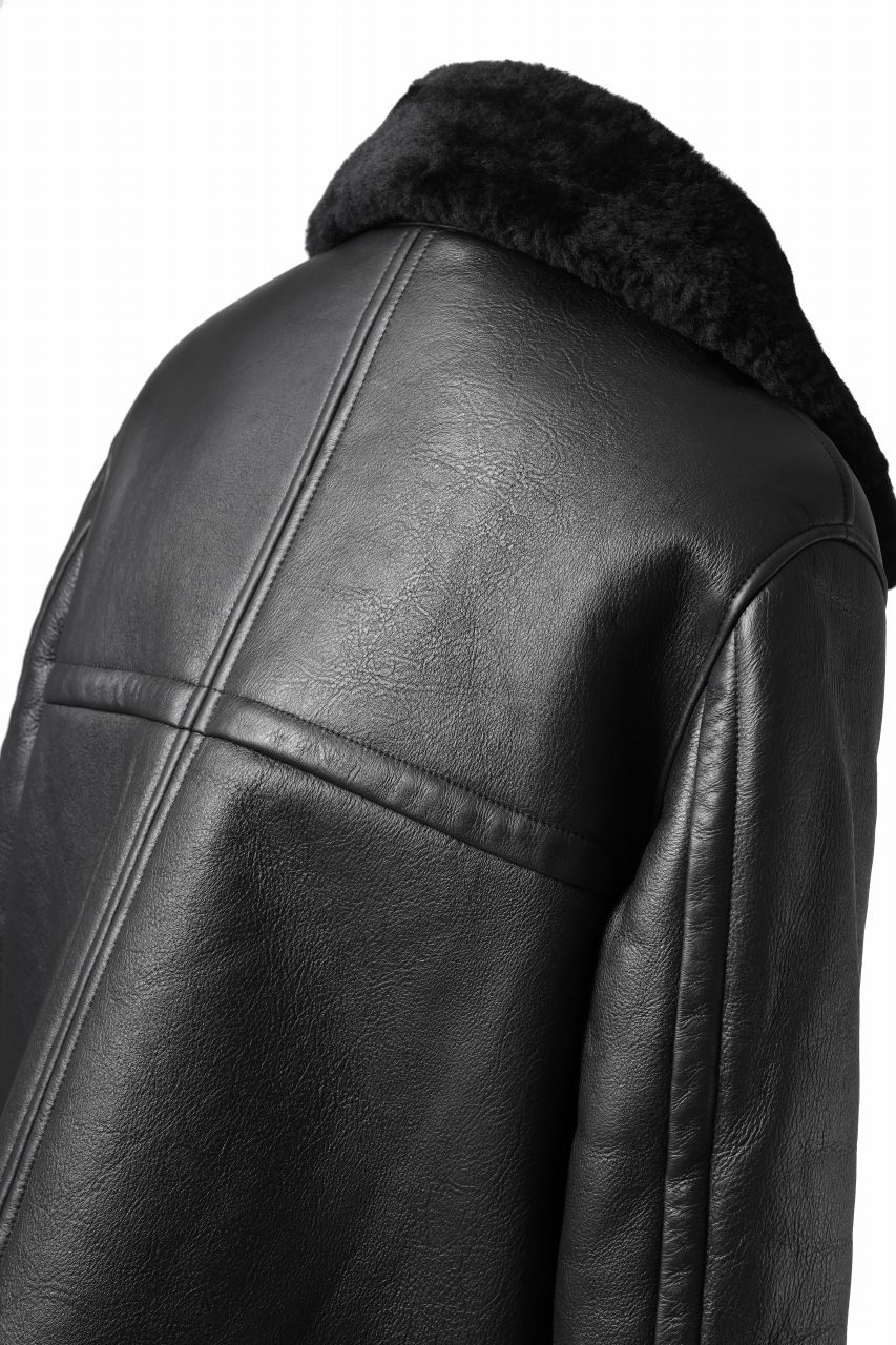 entire studios 01 SHEARLING JACKET (BLACK)