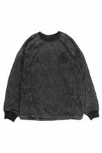 画像をギャラリービューアに読み込む, Juun.J Denim Crew Neck Pullover (BLACK)