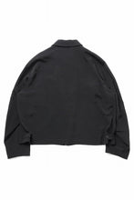 画像をギャラリービューアに読み込む, Y&#39;s for men FASTENER BLOUSON WITH FLAP POCKET / TA TUXEDO (BLACK)