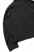 画像をギャラリービューアに読み込む, Y&#39;s for men FASTENER BLOUSON WITH FLAP POCKET / TA TUXEDO (BLACK)