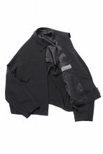 画像をギャラリービューアに読み込む, Y&#39;s for men FASTENER BLOUSON WITH FLAP POCKET / TA TUXEDO (BLACK)