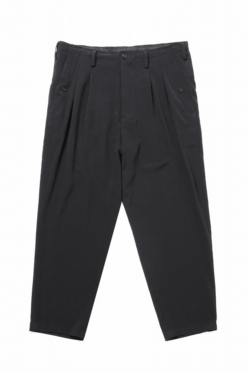 Y's for men POCKET DETAIL PANTS / TA TUXEDO (BLACK)