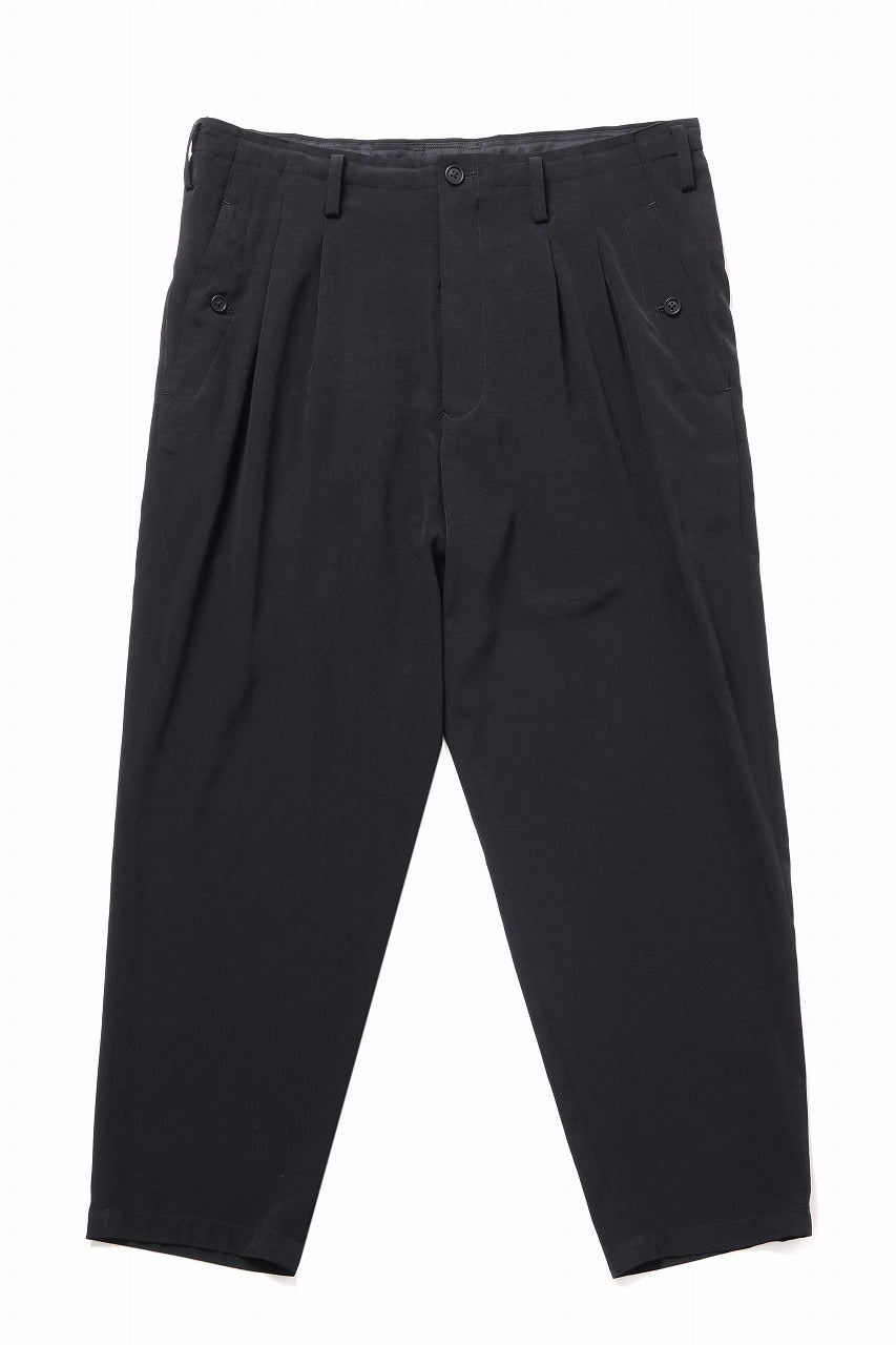 Y's for men POCKET DETAIL PANTS / TA TUXEDO (BLACK)