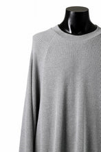 Load image into Gallery viewer, A.F ARTEFACT OVER SIZED DOLMAN LONG PULL OVER / WAFFLE COTTON JERSEY (IVORY)