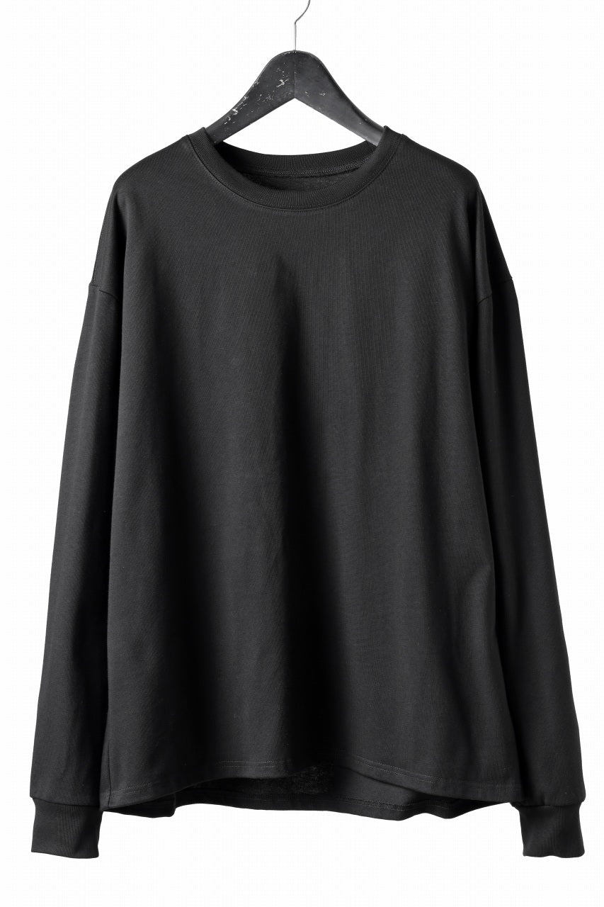 A.F ARTEFACT exclusive HEAVY WEIGHT C/JERSEY LS TOPS (BLACK)