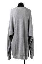 Load image into Gallery viewer, A.F ARTEFACT OVER SIZED DOLMAN LONG PULL OVER / WAFFLE COTTON JERSEY (IVORY)